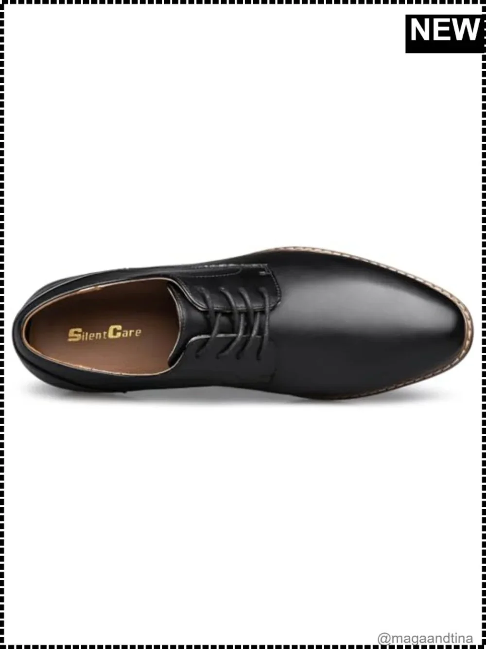 Men's Oxford Dress Shoes Faux Leather Lace Up Formal Business Comfort
